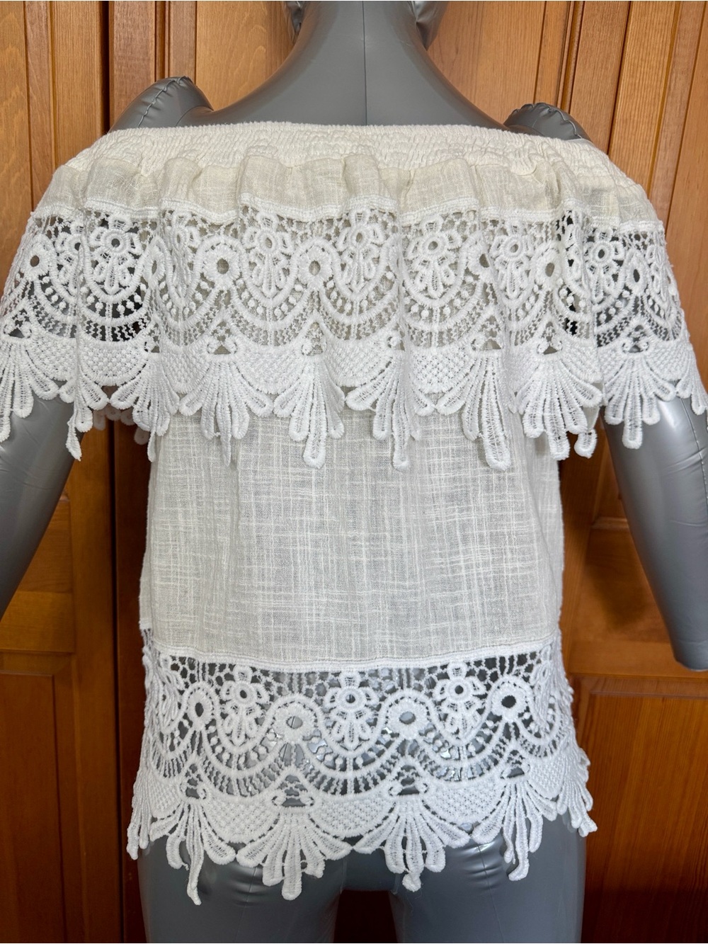 Crochet Bardot Top - Picture 7 of 7